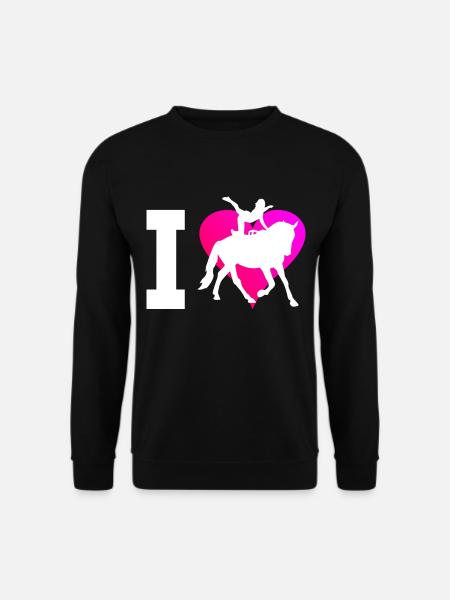 Gimnasia artística a caballo Disciplina atlética - Sudadera unisex - negro