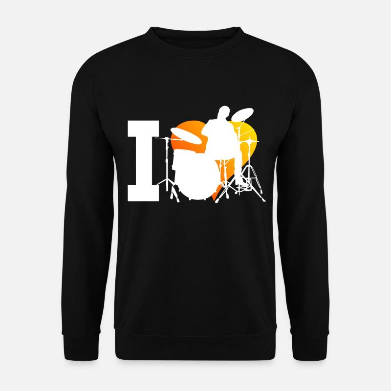 Men's Drummer Percussionist - Unisex Sweatshirt - black