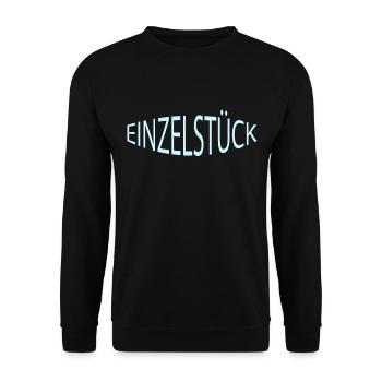 single copy - Unisex Sweatshirt - black - Front - Alina (178cm) & Michal (187cm)
