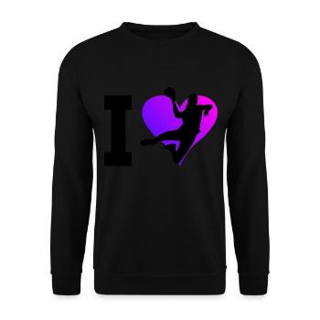 Handball Féminin Handball Hommes Handball - Sweat-shirt Unisexe - noir - Devant - Alina (178cm) & Michal (187cm)