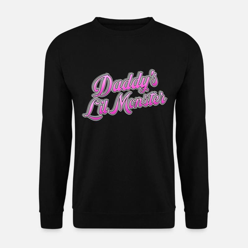 Daddy´s Lil Monster- Vatis kleines Monster - Unisex Pullover - Schwarz