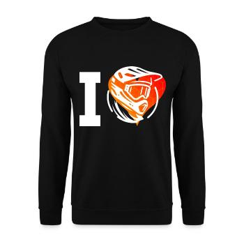Cyclisme Cyclisme Cyclisme VTT - Sweat-shirt Unisexe - noir - Devant - Alina (178cm) & Michal (187cm)