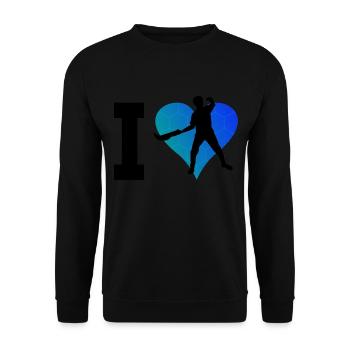 Basque Pelota Pelota Pelota vasca Jai Alai - Unisex Pullover - Schwarz - Vorne - Alina (178cm) & Michal (187cm)