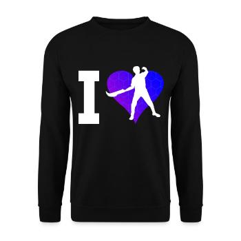 Pelote Basque Jai Alai Pelota vasca Hommes - Sweat-shirt Unisexe - noir - Devant - Alina (178cm) & Michal (187cm)