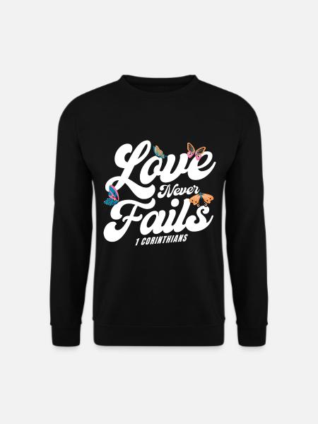 Christian Religious Bible Verse Gift - Unisex Sweatshirt - black