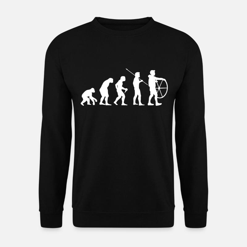 Kapitän Evolution Segeln Regatta Geschenk Skipper - Unisex Pullover - Schwarz