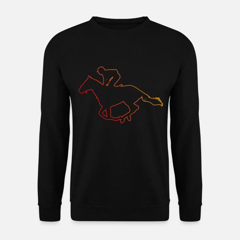 Equestrian Show Jumping Men - Unisex Sweatshirt - black