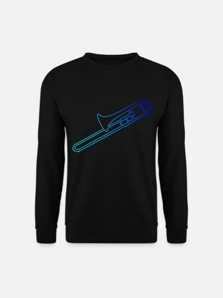 Trombone Posaune Jazz Posaunist Posaunist - Unisex Pullover - Schwarz