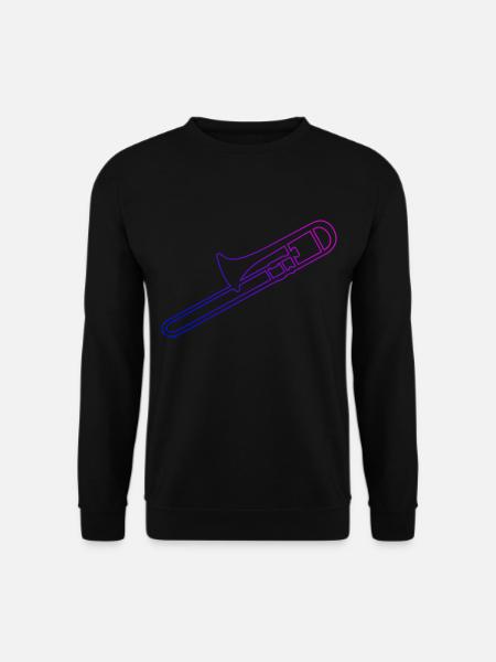 Jazz Posaune Damen Trombone Jazz Posaunist - Unisex Pullover - Schwarz