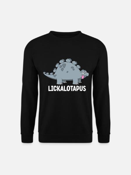 Lickalotapus - Unisex Pullover - Schwarz