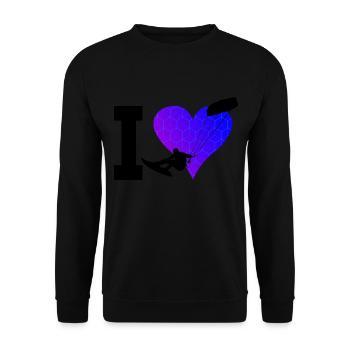 Kitesurfer Kite Hommes Kitesurf kitesurf Kitesurf - Sweat-shirt Unisexe - noir - Devant - Alina (178cm) & Michal (187cm)
