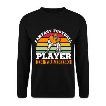 Draft Day Football Women Fantasy Football Champions - Unisex Sweatshirt - black - Front - Alina (178cm) & Michal (187cm)