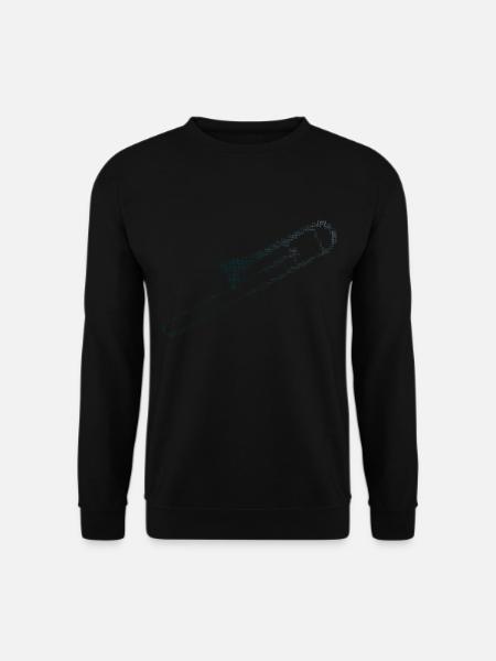 Herren Jazz Posaune Blechbläser Posaune - Unisex Pullover - Schwarz