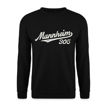 Mannheim 305 - Unisex Pullover - Schwarz - Vorne - Alina (178cm) & Michal (187cm)