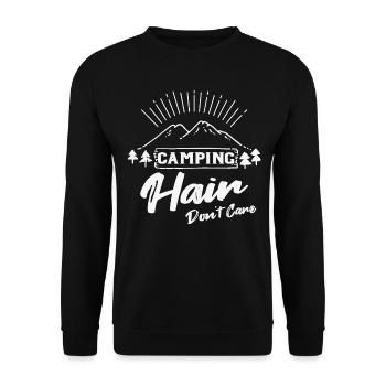 Funny saying Gifts Funny Funny Sayings - Unisex Sweatshirt - black - Front - Alina (178cm) & Michal (187cm)