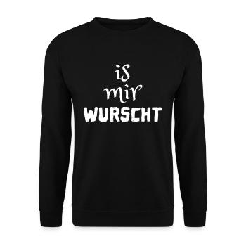 i do not care - that does not matter shirt for indifferent ones - Unisex Sweatshirt - black - Front - Alina (178cm) & Michal (187cm)