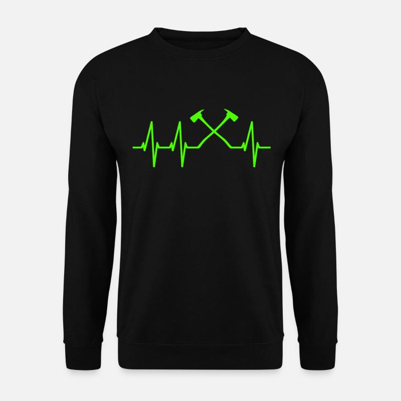 Casque de pompiers des pompiers - Sweat-shirt Unisexe - noir