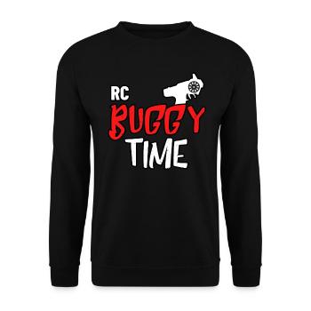 RC Buggy Gift Shirt for RC Car Buggy Driver - Unisex Sweatshirt - black - Front - Alina (178cm) & Michal (187cm)