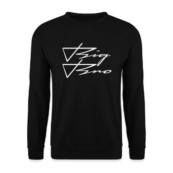 Big Bro - Frères et sœurs Big Brother - Sweat-shirt Unisexe - noir - Devant - Alina (178cm) & Michal (187cm)