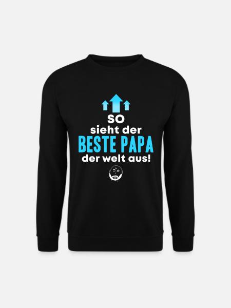Der beste Papa der Welt - Unisex Pullover - Schwarz