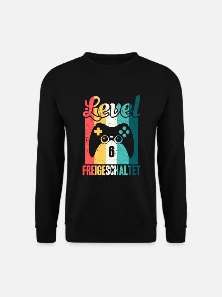 Level 6 years old unlocked - Unisex Sweatshirt - black