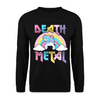 Death metal - Sweat-shirt Unisexe - noir - Devant - Alina (178cm) & Michal (187cm)