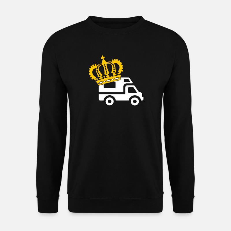 Camping hobby gift - Unisex Sweatshirt - black