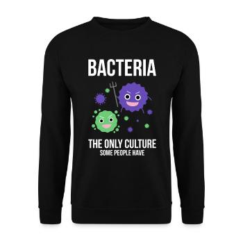 les bactéries - Sweat-shirt Unisexe - noir - Devant - Alina (178cm) & Michal (187cm)