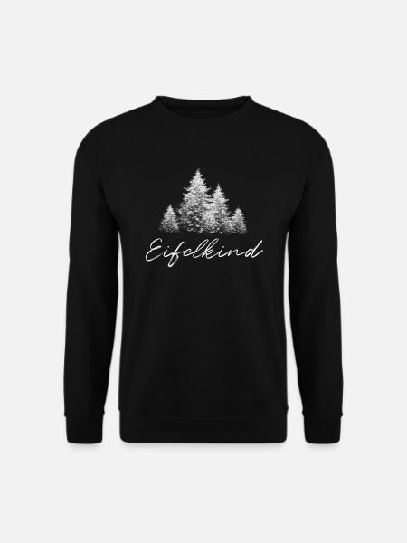 Eifelkind Spruch für Eifelkinder Geschenk Prüm - Unisex Pullover - Schwarz