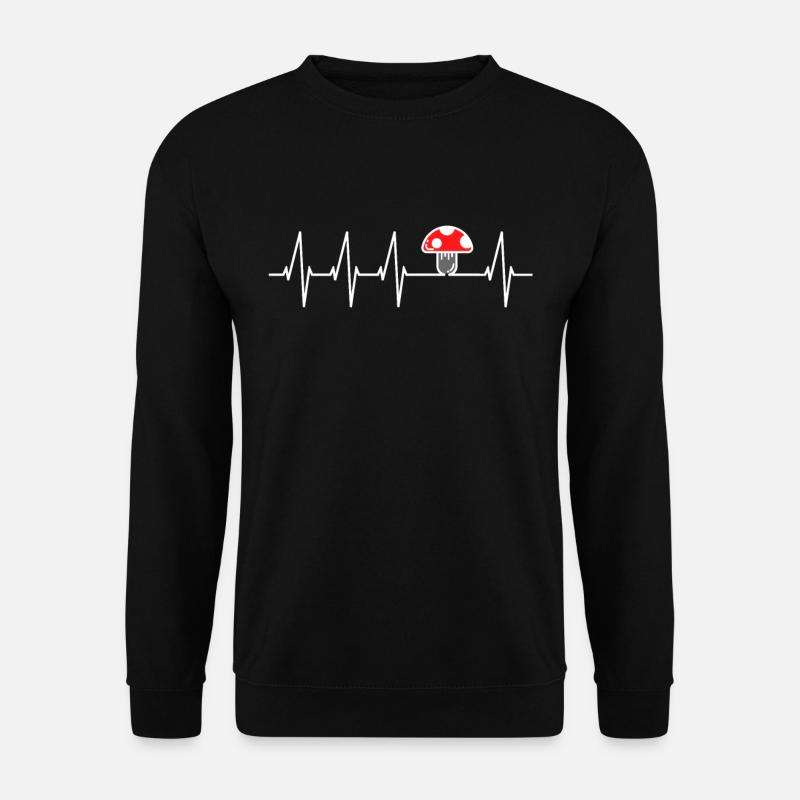 champignon - Sweat-shirt Unisexe - noir