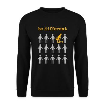 Mushroom Pickers Mushroom Season Outdoor Mushroom Picking Shirt - Unisex Sweatshirt - black - Front - Alina (178cm) & Michal (187cm)