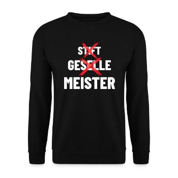 Meister - Unisex Pullover - Schwarz - Vorne - Alina (178cm) & Michal (187cm)