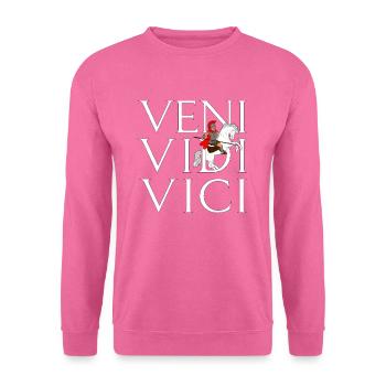Veni Vidi Vici - Unisex Sweatshirt - pink - Front