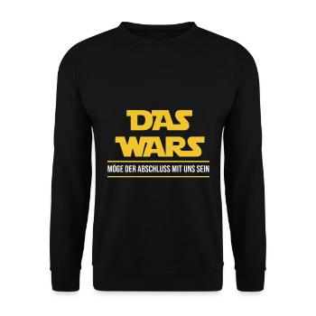 The Wars - German science-fiction-sci-fi gift - Unisex Sweatshirt - black - Front - Alina (178cm) & Michal (187cm)