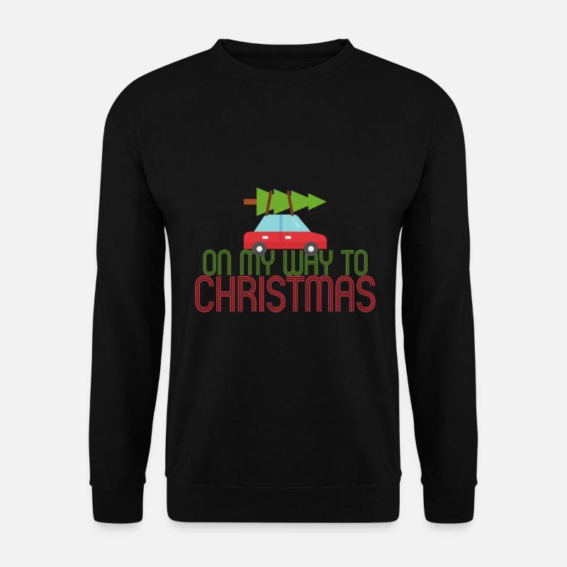Weihnachtsbaum - Unisex Pullover - Schwarz
