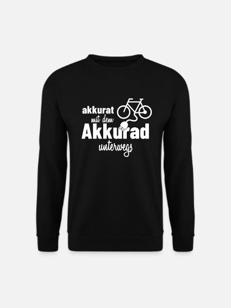 e-Bike - Unisex Pullover - Schwarz