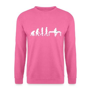 Tatouage tatoueur - Sweat-shirt Unisexe - rose - Devant