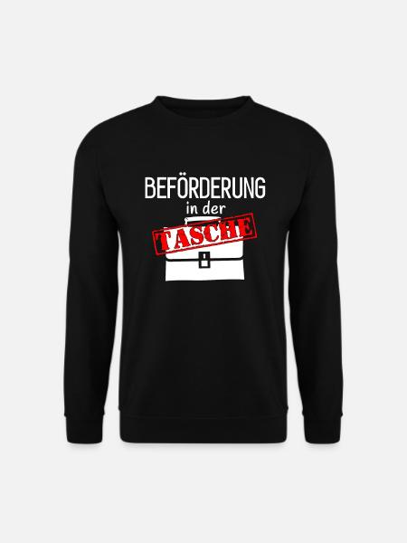 Beförderung in der Tasche - Unisex Pullover - Schwarz
