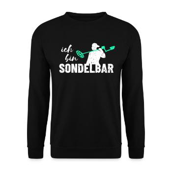 Sondengänger - Unisex Pullover - Schwarz - Vorne - Alina (178cm) & Michal (187cm)