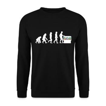 Aquarium - Unisex Pullover - Schwarz - Vorne - Alina (178cm) & Michal (187cm)