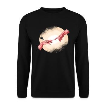 Dart - Unisex Pullover - Schwarz - Vorne - Alina (178cm) & Michal (187cm)