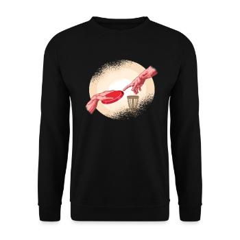 Cd Golf Shirt - Frisbee Cadeau De Golf Golf Jeu - Sweat-shirt Unisexe - noir - Devant - Alina (178cm) & Michal (187cm)