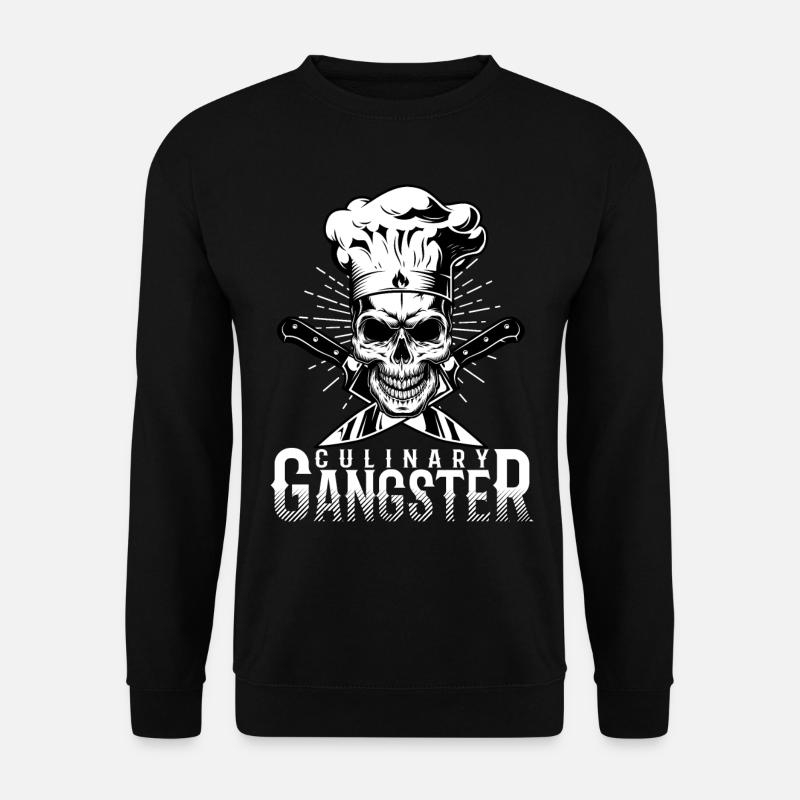 Culinary Gangster Koch Küchenchef - Unisex Pullover - Schwarz