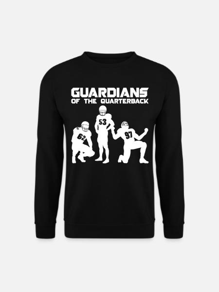 Guardians of Quarterback American Football O-Line - Unisex Pullover - Schwarz