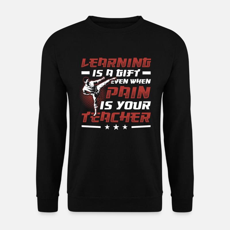 Kampfsport Motivation Karate - Unisex Pullover - Schwarz
