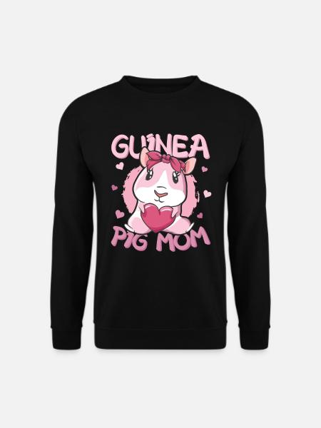 Cochon d’Inde Maman - Sweat-shirt Unisexe - noir
