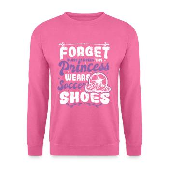 Princess Wears Fußballschuhe für Damen - Unisex Pullover - Pink - Vorne