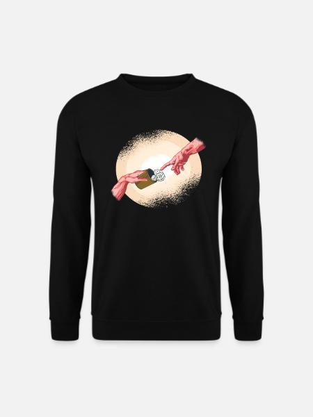 Schocken Shirt gesegnete Würfel Glück Knobeln - Unisex Pullover - Schwarz
