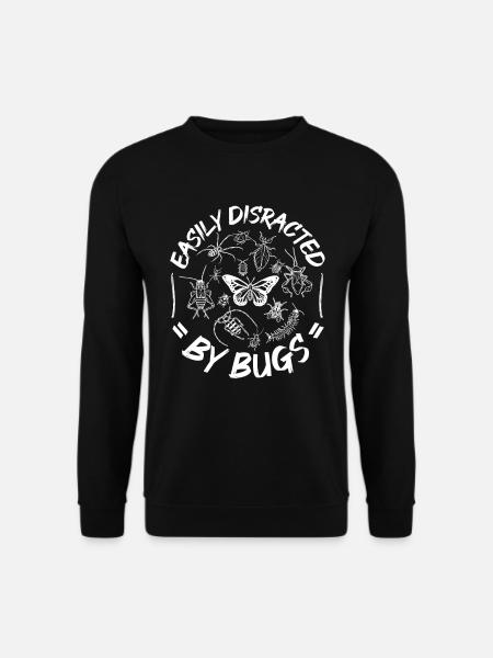 Leicht von Käfern abzulenken - Unisex Pullover - Schwarz