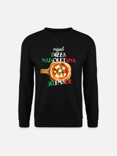 bester Pizzabäcker Homemade Original Pizza Neapel - Unisex Pullover - Schwarz